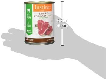 Instinct Limited Ingredient Diet, Wet Canned Dog Food, Grain Free - Real Lamb, 13.2 oz. Cans (Pack of 6)