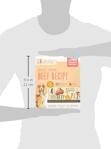 The Honest Kitchen Wholemade™ Whole Grain Beef & Oat Dog Food, 4 lb Box