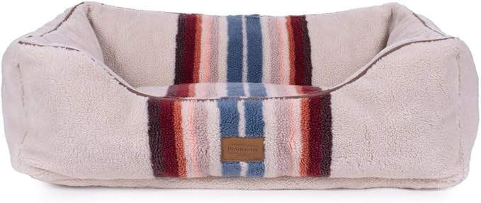 Pendleton Berber Kuddler Dog Bed - Wyeth Trail Oxford, M