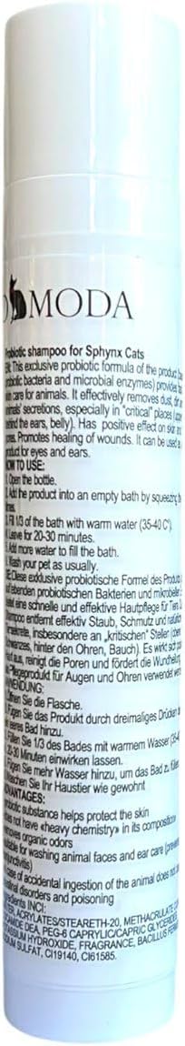 Probiotic Shampoo for Sphynx Cats 50 ml