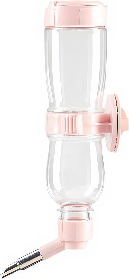 17oz/500ml No Drip Water Bottle for Small Animals – Perfect for Guinea Pigs, Rabbits, Chinchillas & Rodents – Easy Refill from Top, Also Suitable for Birds