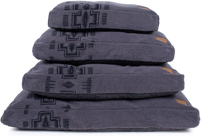 Pendleton Harding Tonal Berber Napper Dog Bed in Gray, L