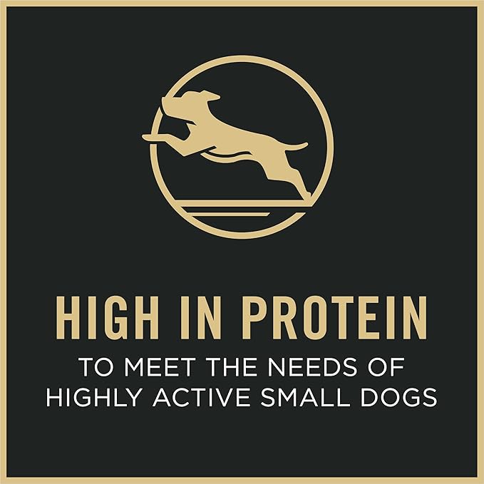 Purina Pro Plan Small Breed Dry Dog Food Shredded Blend Lamb and Rice Formula with Guaranteed Live Probiotics - 18 lb. Bag