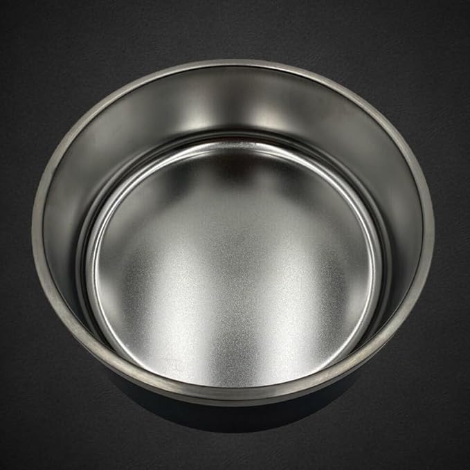 Stainless Steel Dog Bowl, Non-Slip, double wall vacuum insulated, Pet Food Water Bowl with Anti-Spill & Anti-Skid Bottom, 32 oz, Black