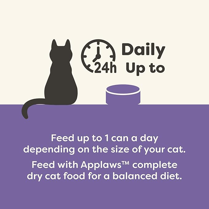 Applaws Natural Wet Cat Food in Broth, Limited and Natural Ingredients, High Protein with No Artificial Additives, Chicken Selection Variety Pack in Broth (12 x 5.5oz Cans)