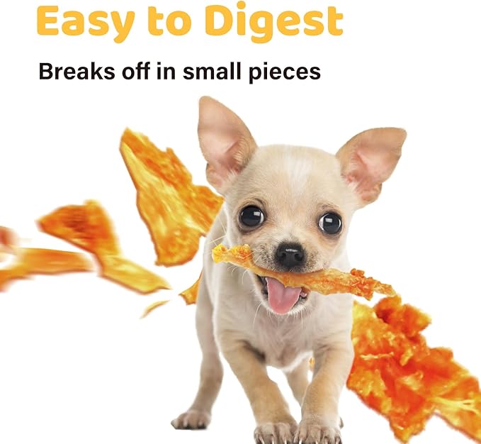 iPaw Turkey Tendon for Dogs 40 Pcs Bulk Pack, Ingredient Sourced from USA, Hypoallergenic, All Natural Human Grade Puppy Chew, Dog Treats for Signature Series, Rawhide Alternative, Ring (Small)