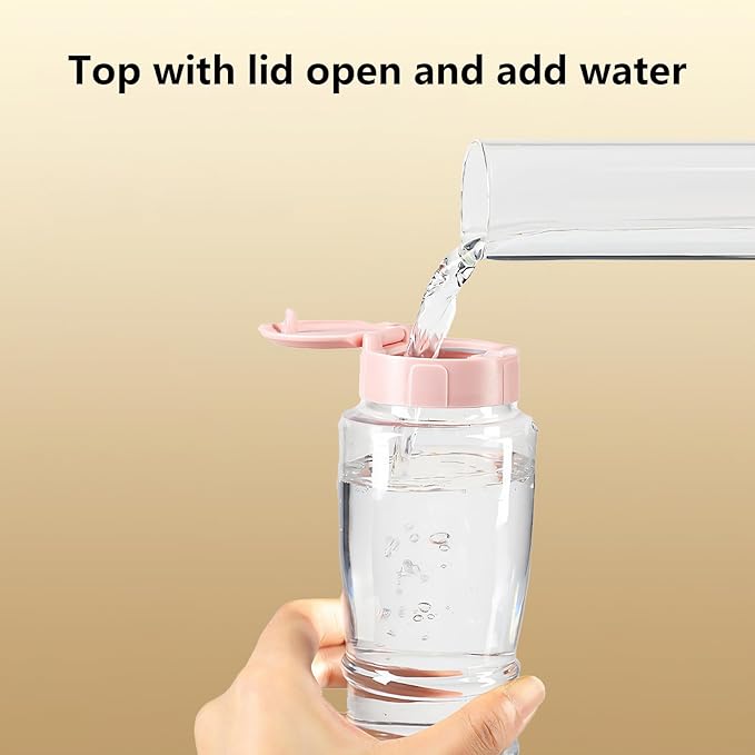 17oz/500ml No Drip Water Bottle for Small Animals – Perfect for Guinea Pigs, Rabbits, Chinchillas & Rodents – Easy Refill from Top, Also Suitable for Birds