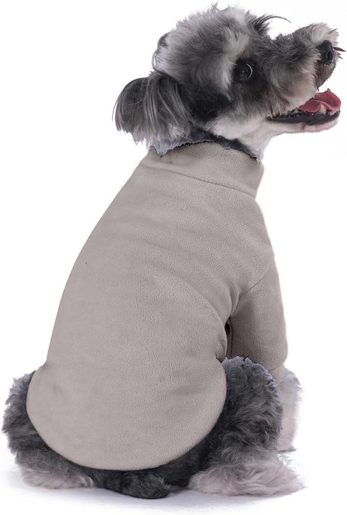 Dog Sweater, 3 Pack Dog Sweaters for Small Dogs Girl Boy, Ultra Soft Warm Puppy Clothes Dog Coat for Winter (Gray+Azure+Navy, XX-Small)