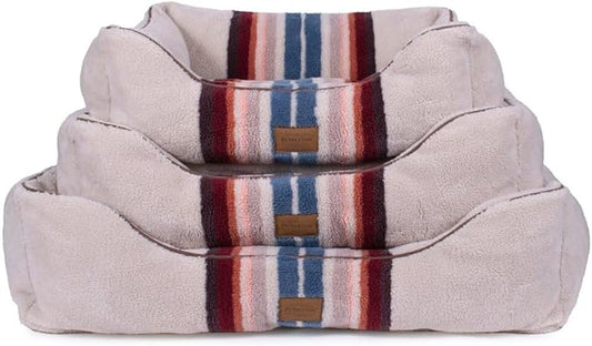 Pendleton Berber Kuddler Dog Bed - Serape Rosewood, XL