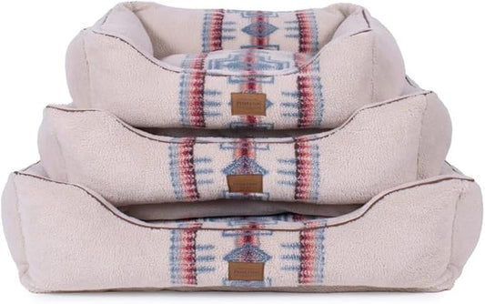 Pendleton Berber Kuddler Dog Bed - Harding Rosewood, XL