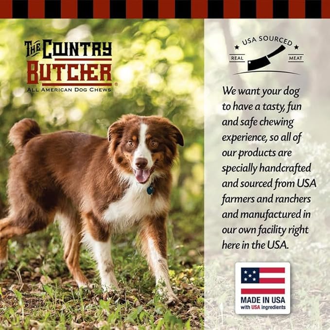 Giant Dog Bone for Aggressive Chewers, Large and Medium Breed Dog Treat, Natural, Tough, Chew Toy, Made in The USA, 1 Count