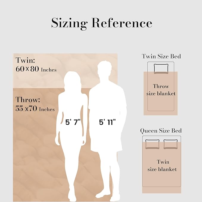 Amélie Home Faux Fur Throw Blanket for Couch, Cozy Fuzzy Fluffy Fur Luxurious Soft Striped Plush Gift Blankets for Family Sofa Chair Bedroom, 55"x70", Tie-dye Khaki