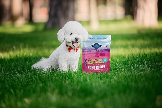 Shepherd Boy Farms Freeze Dried Raw Dog Food, Pork Recipe, All Natural, No Synthetics, Made in USA with Goat's Milk & Organic Produce, High Protein, Complete Meal (14oz)