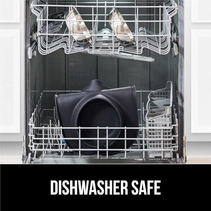 GORILLA GRIP Feeding Mat Set, 4 Cup, Patent Pending 100% Waterproof BPA Free Silicone, Stainless Steel Cat and Dog Bowls, Slip Resistant, High Edges Catch Water Food, US Designed Pet Accessories Black