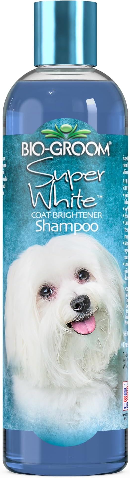 Bio-Groom Super Whitening Dog Shampoo – Whitening Pet Shampoo, Dog Bathing Supplies, Puppy Wash, Dog Grooming Supplies, Cruelty-Free – 12 fl oz 1-Pack