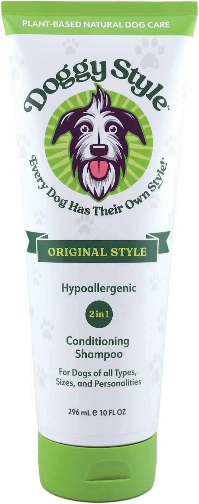 DOGGY STYLE β Dry Skin & Itch Relief Pet Shampoo + Conditioner for Dogs, Hypoallergenic Puppy Wash, Plant-Based with Coconut Oils & Olive Oils to Rid of Irritated Skin Issues, Tear-Free & Anti-Dander