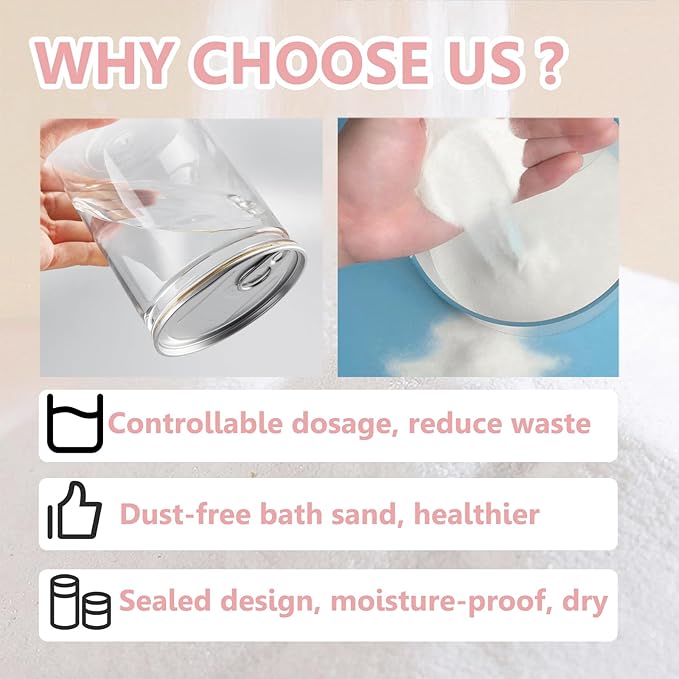 Meow&Woof Hamster Bath Sand, 2.2 lbs Canned Dust Free Desert Sand for Chinchillas Buuny, Gerbil, Syrian Mice, Guinea Pig, Small Animals Bedding Cage Accessories