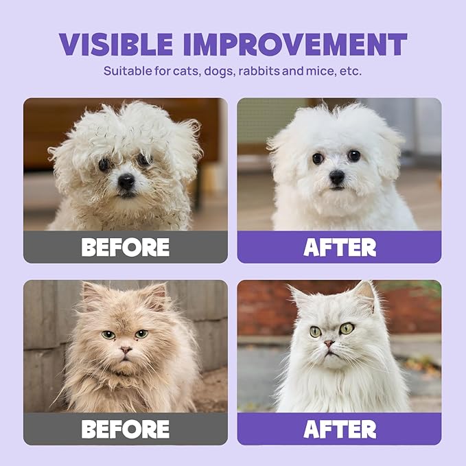 HICC PET Cleaning Deodorizing Glove Wipes for Dogs & Cats, Vet Recommended Hypoallergenic Pet Cleaning and Hydrating Glove Wipes, Nourish Fur Coconut Oil Pet Bathing Wipes for Horse Coat Care