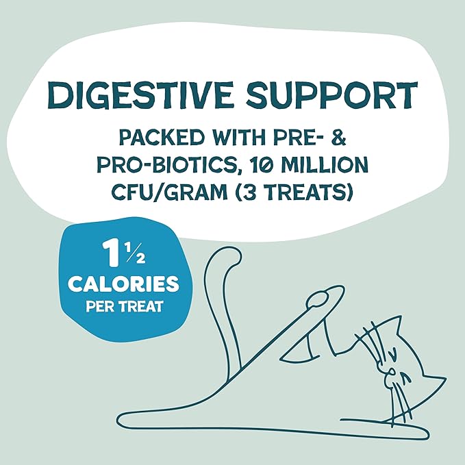 Shameless Pets Crunchy Cat Treats - Catnip Treats for Cats with Digestive Support, Kitten Treats with Real Ingredients, Natural & Healthy Flavored Feline Snacks - Catnip N Chill Tuna, 12 oz