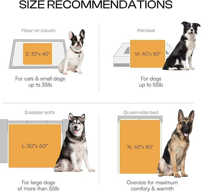 Luciphia Large Waterproof Dog Blanket Pet Washable Liquid Proof Furniture Protector Extra Large Calming Long Faux Fur Bed Cover for Couch Cat Blankets Reversible Protection, Tie-dye Grey, 60" x 80"