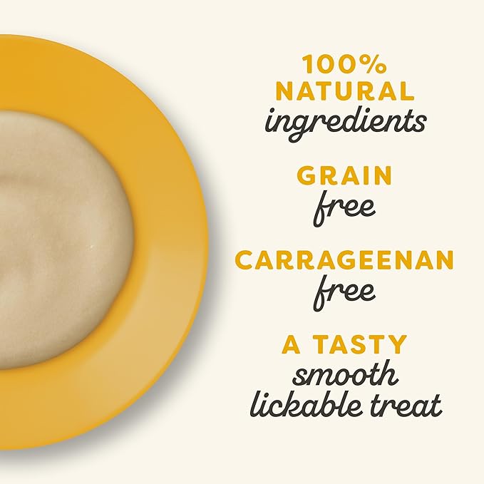 Applaws Lickable Cat Treats, Natural Grain-Free Purée, Made with Limited and Natural Ingredients, No Artificial Additives, Chicken Squeeze Up Cat Treats (24 x 0.5 oz Sachets)