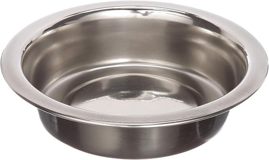 Neater Pet Brands 1 Cup (8 oz.) Shallow Stainless Steel Cat Bowls, 1 Single Neater Feeder Replacement Bowl (Express & Deluxe), Metal Cat Dishes for Food and Water, Whisker Friendly, Dishwasher Safe