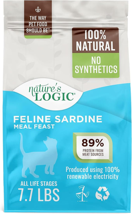Nature's Logic Sardine Dry Cat Food (1 Pack), 7.7 lb