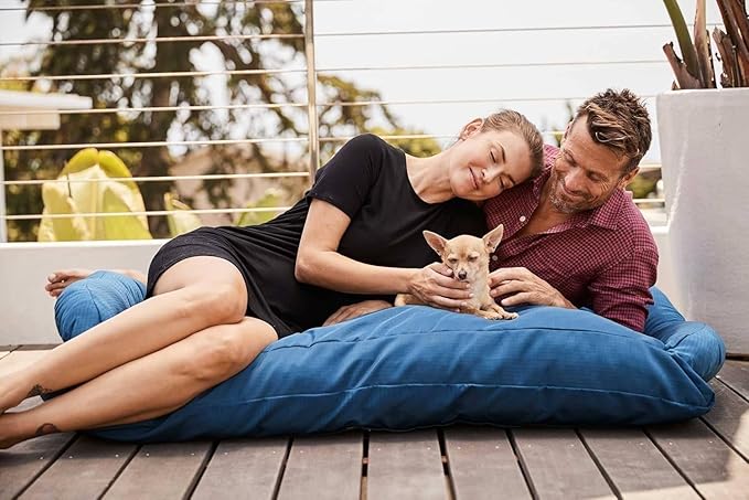 K9 Ballistics Tough Bolster Nesting Pillow Sofa Dog Bed with Removable Washable Cover - Durable, Water Resistant with Nonskid Bottom - XX-Large, Taupe Premium Finish