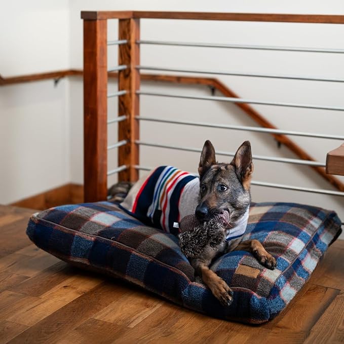 Pendleton Berber Napper Dog Bed - Wyeth Trail Wheat, M