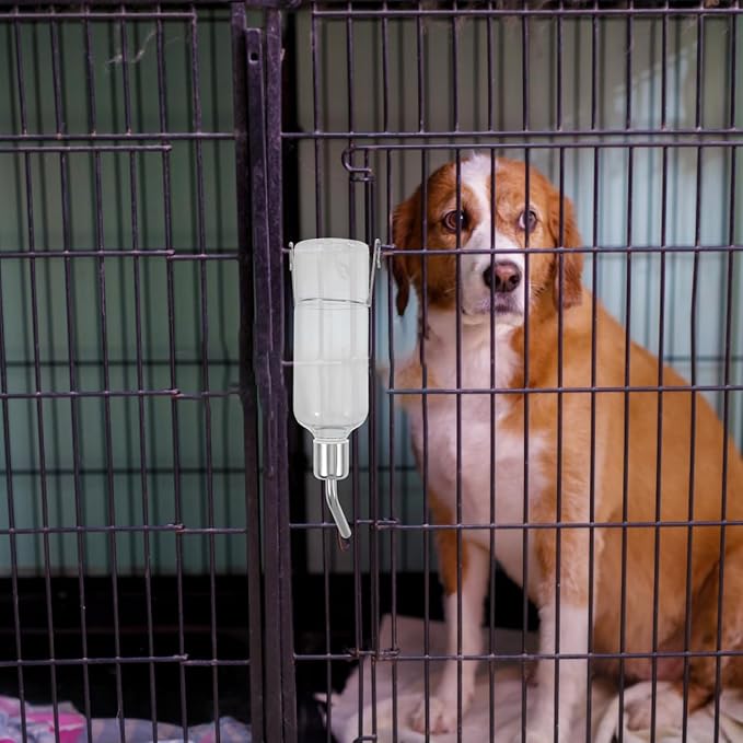 Animal Cage Cat Tree Hamster Dispenser Water Bottle Dog Kennel Water Bowl Bunny Cages Automatic Water Bottle Food Feeder Parrot Water Feeder Puppy Rabbit Food Travel Pet Tableware