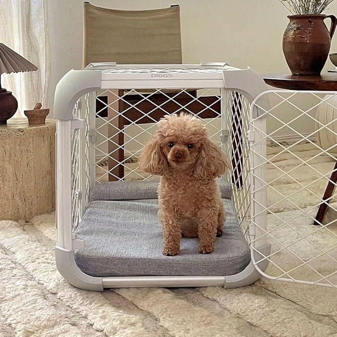 Diggs Bolstr Orthopedic Dog Bed with Headrest - Dog Crate Bed for Evolv Crate & Other Standard Pet Kennels - Durable & Comfortable - (Medium)