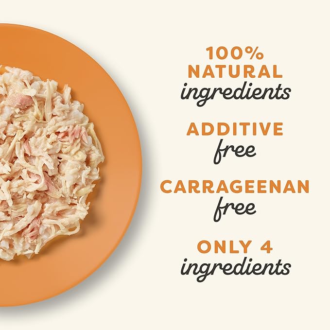 Applaws Natural Wet Canned Cat Food, Limited and Natural Ingredients, High Protein with No Artificial Additives, Chicken Breast & Tuna Fillet in Broth (24 x 2.47oz Cans)