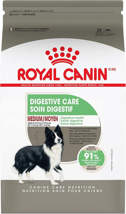 Royal Canin Medium Digestive Care Dry Dog Food, 30 lb bag