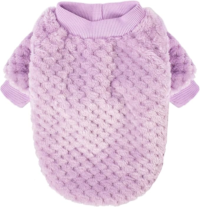 Dog Sweater, Dog Sweaters for Small Dogs, 2, 3 Pack Warm Soft Pet Clothes for Puppy, Medium Large Cat, Dogs Girl or Boy, Dog Shirt for Winter Christmas (Pink+Purple+Red, X-Large)