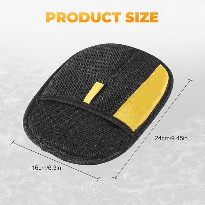 1Pc Grooming Deshedding Brush, 1Pc Pet Hair Removal Glove for Cats & Dogs, Deshedding Dog Brush Pet Hair Removal Tool Double-Sided for Couch, Clothing, Carpet, Car Seat