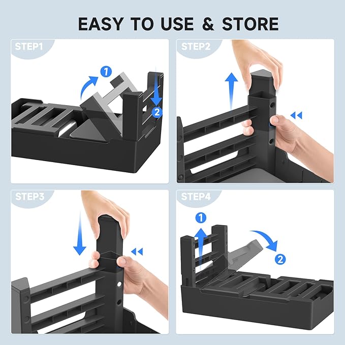 ELS PET Elevated Dog Bowls, Adjustable Raised Dog Bowls with No Spill Dog Water Bowl and Stainless Steel/Slow Feeder, for Small Medium Large Dogs,Cats & Pets (Stainless Steel)