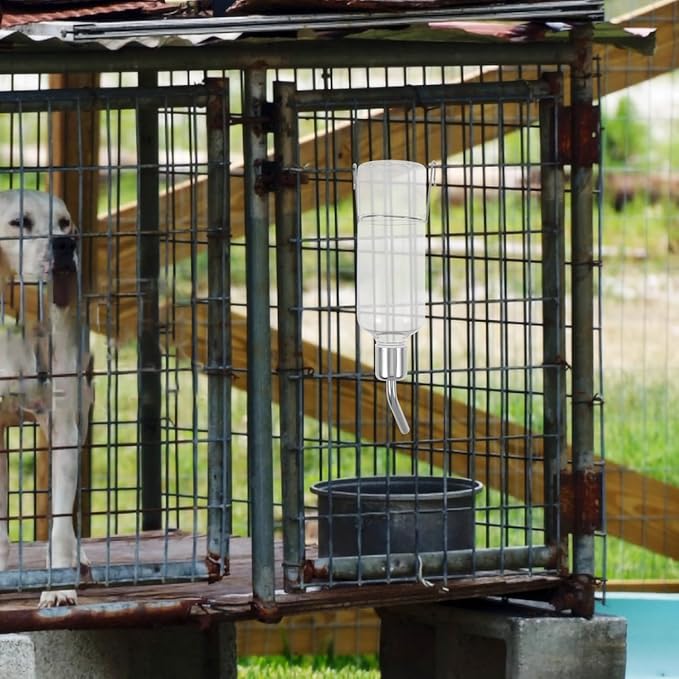 Animal Cage Cat Tree Hamster Dispenser Water Bottle Dog Kennel Water Bowl Bunny Cages Automatic Water Bottle Food Feeder Parrot Water Feeder Puppy Rabbit Food Travel Pet Tableware