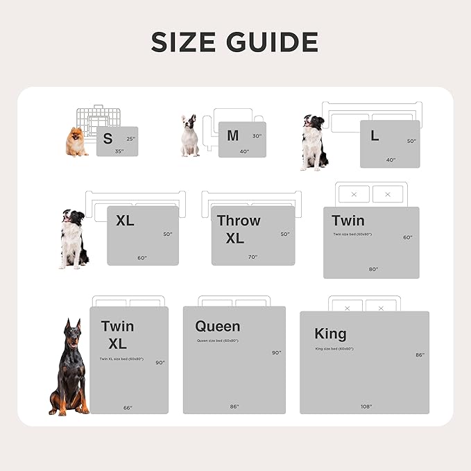 Bedsure Waterproof Dog Blankets for Medium Dogs - Medium Cat Blanket Washable for Couch Protection, Sherpa Fleece Puppy Blanket, Soft Plush Reversible Throw Furniture Protector, 30"X40", Light Grey