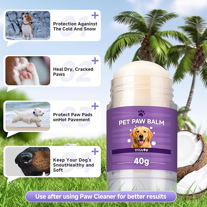 Dog Paw Cleaner Kit – Paw Cleaning fo rall Dogs & Puppy Silicone Scrubber Brush – pH Balanced Gentle No-Rinse Wash Scrubber,