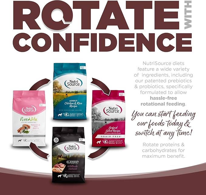 NutriSource Prairie Select Grain Free Dry Dog Food, Quail and Duck, 12LB