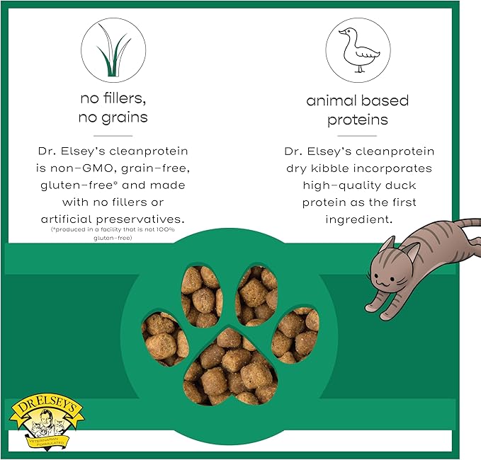 Dr. Elsey's cleanprotein Dry Kibble Duck 6.6 lb Bag