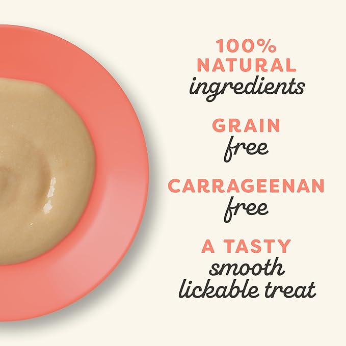 Applaws Lickable Cat Treats, Natural Grain-Free Purée, Made with Limited and Natural Ingredients, No Artificial Additives, Salmon Squeeze Up Cat Treats (60 x 0.5 oz Sachets)