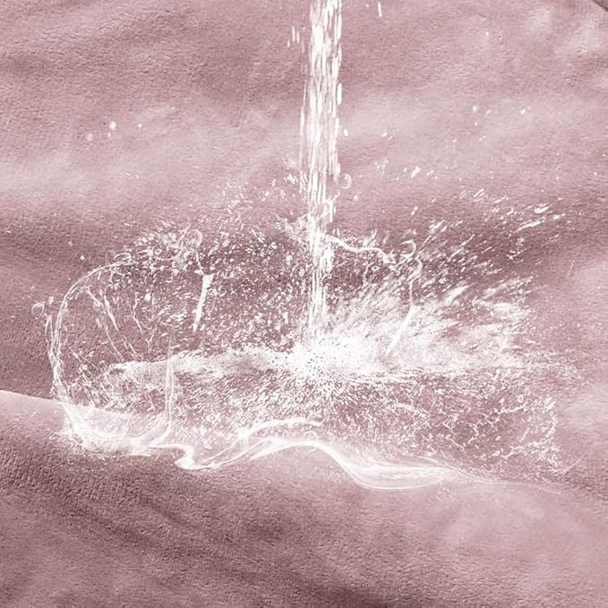 Waterproof Blanket for Bed Couch Sofa, Soft Liquid Pee Proof Pet Blanket for Dog Puppy Cat, Reversible Sherpa Fleece Furniture Protector (Dusty Pink, 30x40 inches)