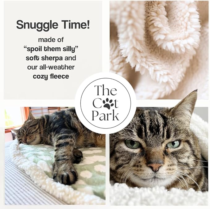 Cat Blanket for Indoor Cats – 29" Soft Sherpa Fleece Pet Throw, Washable Reversible Dog Blanket for Small Dogs, Cats, Kittens, Couch Bed Sofa Car Protector – Grey