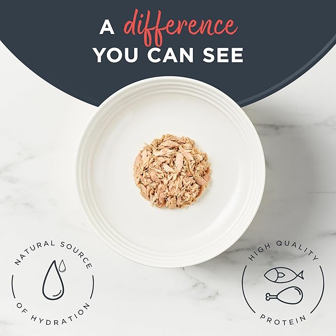 Reveal Natural Wet Canned Cat Food, Limited and Natural Ingredients, Grain Free, High Protein with No Artificial Additives, Tuna with Crab in Broth (24 x 2.47 oz Cans)