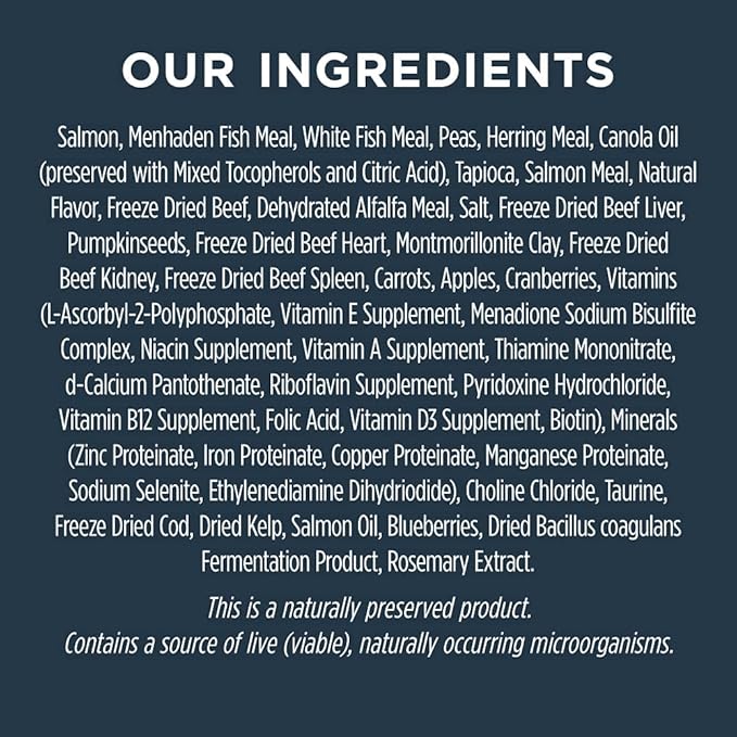 Instinct Raw Boost, Natural Dry Cat Food with Freeze Dried Pieces, High Protein, Grain Free Recipe - Real Salmon, 4.5 lb. Bag