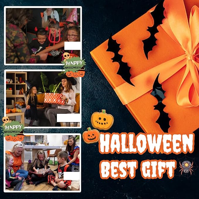 Cute Halloween Bat Blanket for Kids/Teens/Women/Men, Glow in The Dark Throw Blankets Soft Plush Fleece, Spooky Blanket for Boy/Girls/Toddler, Day Care Home Travel Use, 60"*50", White