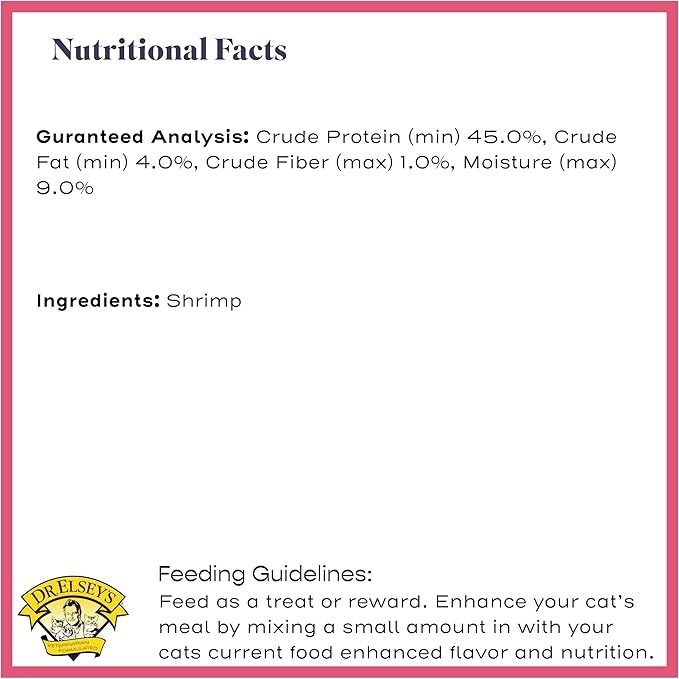 Dr. Elsey's® Freeze-Dried Shrimp Cat Treats 2 oz.