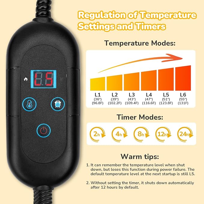 CATISM Heated Cat Bed Indoor - Self Warming Cats Beds, Heating Cat Beds for Indoor Kitten or Small Animals, Cozy Donut Heated Kitty Cave with Timer & Temp Adjustable, Heating Pad with Non-Slip Bottom