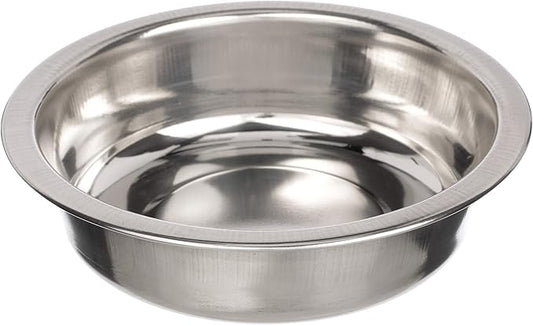 Neater Pet Brands 1.5 Cup (12 oz.) Shallow Stainless Steel Cat Bowls, 1 Single Neater Feeder Replacement Bowl (Deluxe Model), Metal Cat Dishes for Food and Water, Whisker Friendly, Dishwasher Safe
